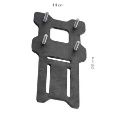 Large mounting plate for TOOLPROTECT P2 chainsaw holder