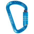 CAMP GUIDE XL 3Lock carabiner - blue CAMP GUIDE XL 3Lock carabiner - blue