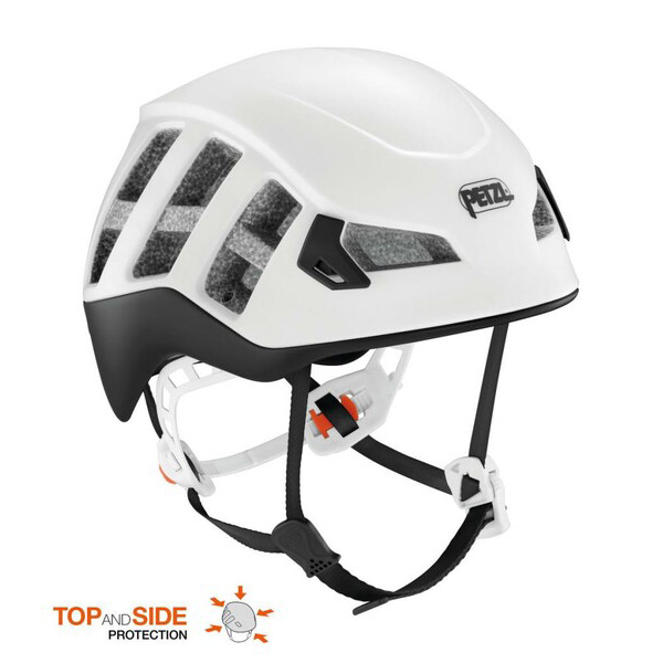 PETZL METEOR climbing helmet - black and white