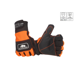 Protiporezové rukavice SIP PROTECTION 2XD3 oranžová/čierna