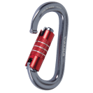CAMP OVAL XL 3Lock carabiner - titanium gray CAMP OVAL XL 3Lock carabiner - titanium gray