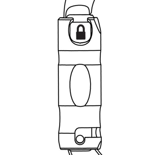 Karabiner ROCK EXOTICA ROCK PIRATE AutoLock - fekete