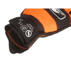 Pracovní rukavice SIP PROTECTION 2XD1 Hi-Vis oranžová/černá