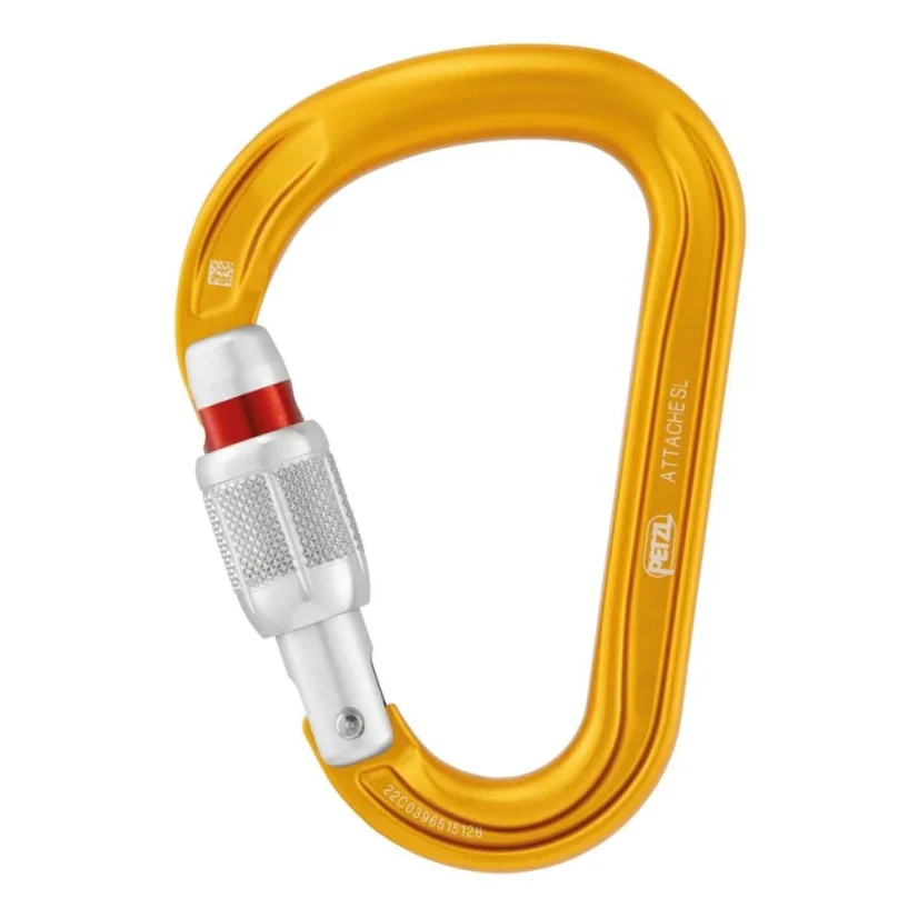 PETZL ATTACHE Screw-Lock orange