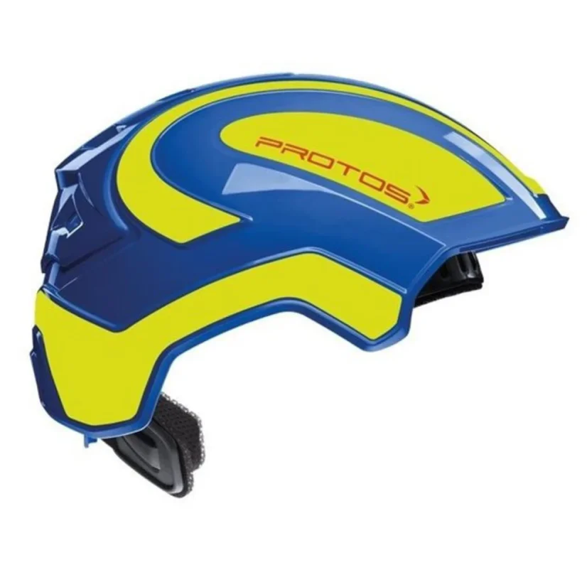 Kask PROTOS INTEGRAL INDUSTRY dwukolorowy - niebieski/żółty