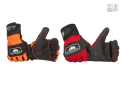 Protipořezové rukavice SIP PROTECTION 2XD2 Hi-Vis oranžovo-černá