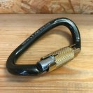 Coiled carabiner KONG OVALONE DNA AUTOBLOCK lunar white