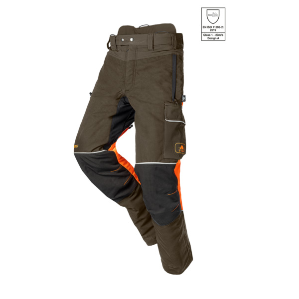 Chainsaw trousers SIP PROTECTION 1SRL SAMOURAI REGULAR - 82 cm - green