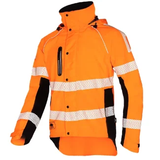 Nepromokavá pracovní bunda SIP PROTECTION 1SMR KEIU HiVis REFLECTIVE
