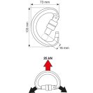Félkör alakú karabiner CAMP TRIAD LOCK