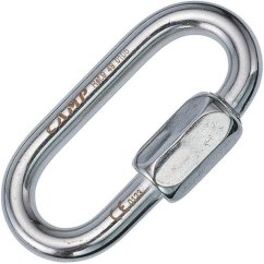 Stainless steel mailona CAMP OVAL QUICK LINK - 10 mm