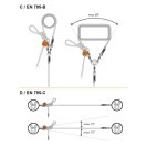 Positioning set CLIMBING TECHNOLOGY FINCH+ COMBI