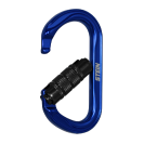 STEIN SECURA OVAL Alu carabiner - blue STEIN SECURA OVAL Alu carabiner - blue
