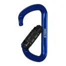 STEIN SECURA D-SHAPE ALU carabiner - blue STEIN SECURA D-SHAPE ALU carabiner - blue