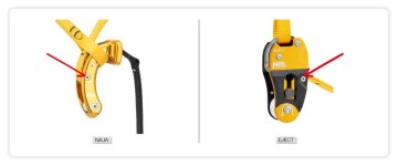 BEZPEČNOSTNÉ UPOZORNENIA: Výzva na kontrolu PETZL NAJA a EJECT