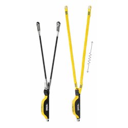 Double shock absorber PETZL ABSORBICA®-Y 150 cm FLEX version