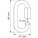 CAMP OVAL QUICK LINK Stainless 10 mm CAMP OVAL QUICK LINK Stainless 10 mm