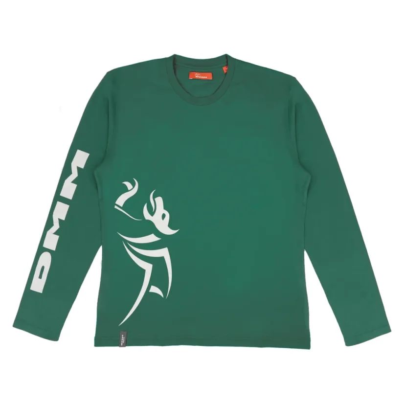 DMM CLIMB NOW WORK LATER Long-Sleeve T-shirt – Dark Green