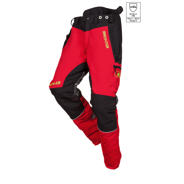 Vágásbiztos nadrág SIP PROTECTION 1SNW FOREST W-AIR - 82 cm