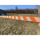 Permanent barrier tape ARBOTEQ orange-white 25 m