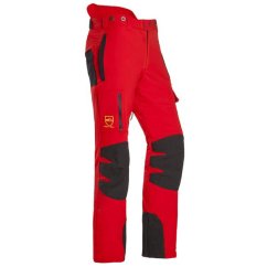Protiporezové nohavice SIP PROTECTION ARBORIST 1SNA červená