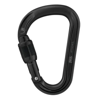 PETZL ATTACHE Screw-Lock black PETZL ATTACHE Screw-Lock black