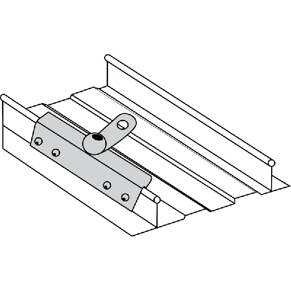 KRATOS SAFETY WAVY 2 - mobile anchor for standing seam roof